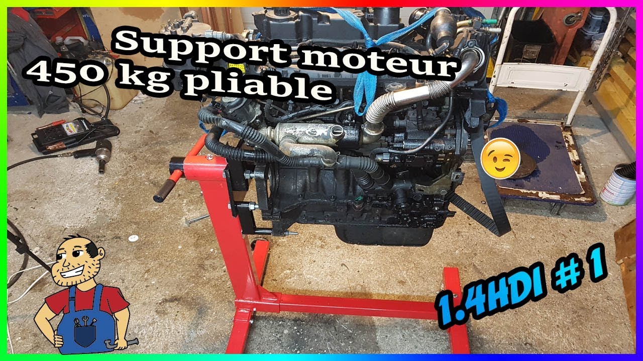 🛠 Montage🛠 du Support moteur 450 kg pliable 👍 