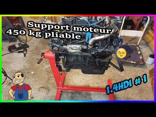 Support Moteur Pivotant 360° - Capacité 450 Kg - Gearzaar - Pour Moto - Neuf