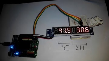 DHT22 & MAX7912 & FPGA  #Icestudio #FPGAwars