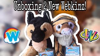 Unboxing 2 New Webkinz Next Plushies! - German Shepherd & Bengal Tiger 📦