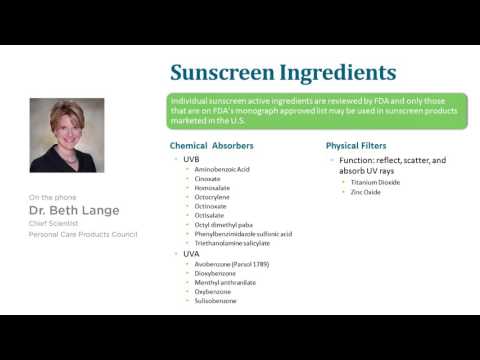 FDA Approved Sunscreen Ingredients