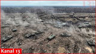 Drones Crush Expensive Russian Armored Vehicles En Masse Trenches Dont Save Tanks Either