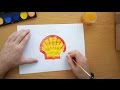 How to draw the Shell logo