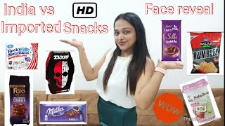 Indian Vs Imported Snacks Brand | ❤️? Which Tastes  Food challenge