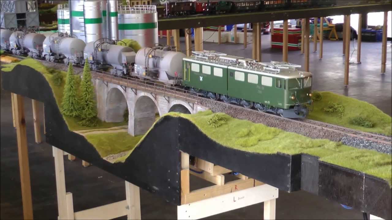 2. LGB Modultreffen  im LK Celle / Wietze im April  2013 mit RhB / DR Fahrzeugen