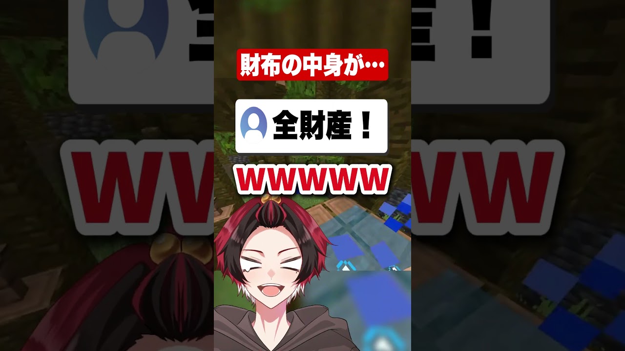 財布に今いくら入ってる? #マイクラ #shorts #はるかっと