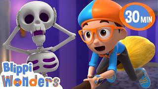 blippi wonders spooky haunted house more blippi animated
