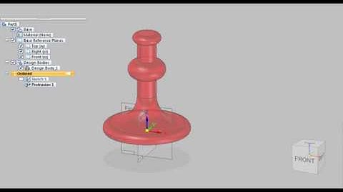 #SOLIDEDGE #revolve command in solid edge