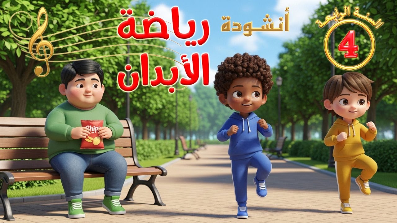 أنشودة رياضـة الأبـدان - السنـة الـرابعة (4)
