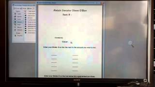 Silent Auction Bid Sheets and Table Assignments
