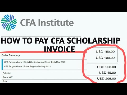 How To Pay CFA Scholarship Invoice|International Fund Transfer Through SBI Net Banking.