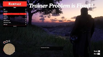 Rdr2 Rampage Trainer Problem is Fixed ! |2025 Update