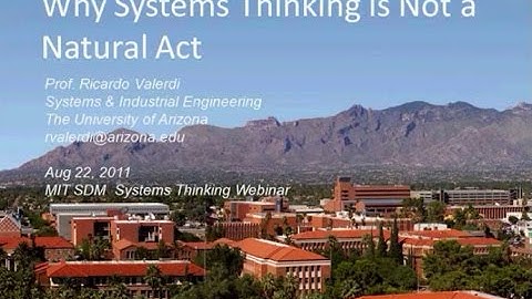 Why Systems Thinking is Not a Natural Act