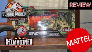 JURASSIC WORLD LEGACY COLLECTION REIMAGINED TYRANNOSAURUS REX ALL TERRAIN CAPTURE PACK REVIEW
