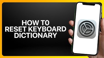 How To Reset Keyboard Dictionary In iPhone Settings 2025! Tutorial