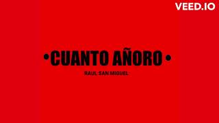 Raul San Miguel - Cuanto Añoro