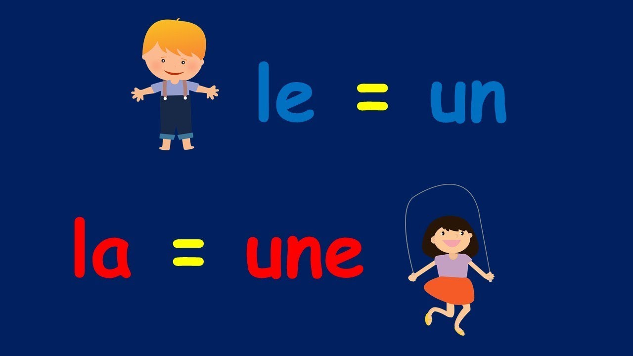 طريقة سهلة و رائعة لتعلم المذكر و المؤنث بالفرنسية le masculin et le féminin en français