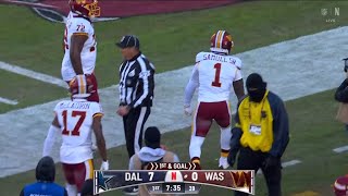 Deebo Powers Through Defenders For A Big Gain - COWBOYS vs COMMANDERS - 2025-26 NFL SEASON WEEK 17