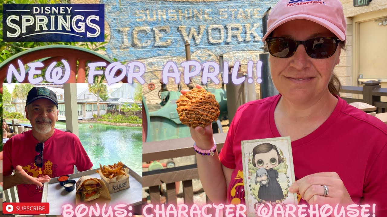 Disney Springs New For April! | Gideon's! | D-Luxe Burger Lunch! | Character Warehouse Vineland!!