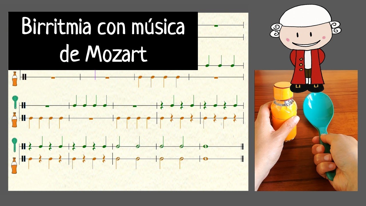 BIRRITMIA CON MÚSICA DE MOZART (OBJETOS COTIDIANOS)
