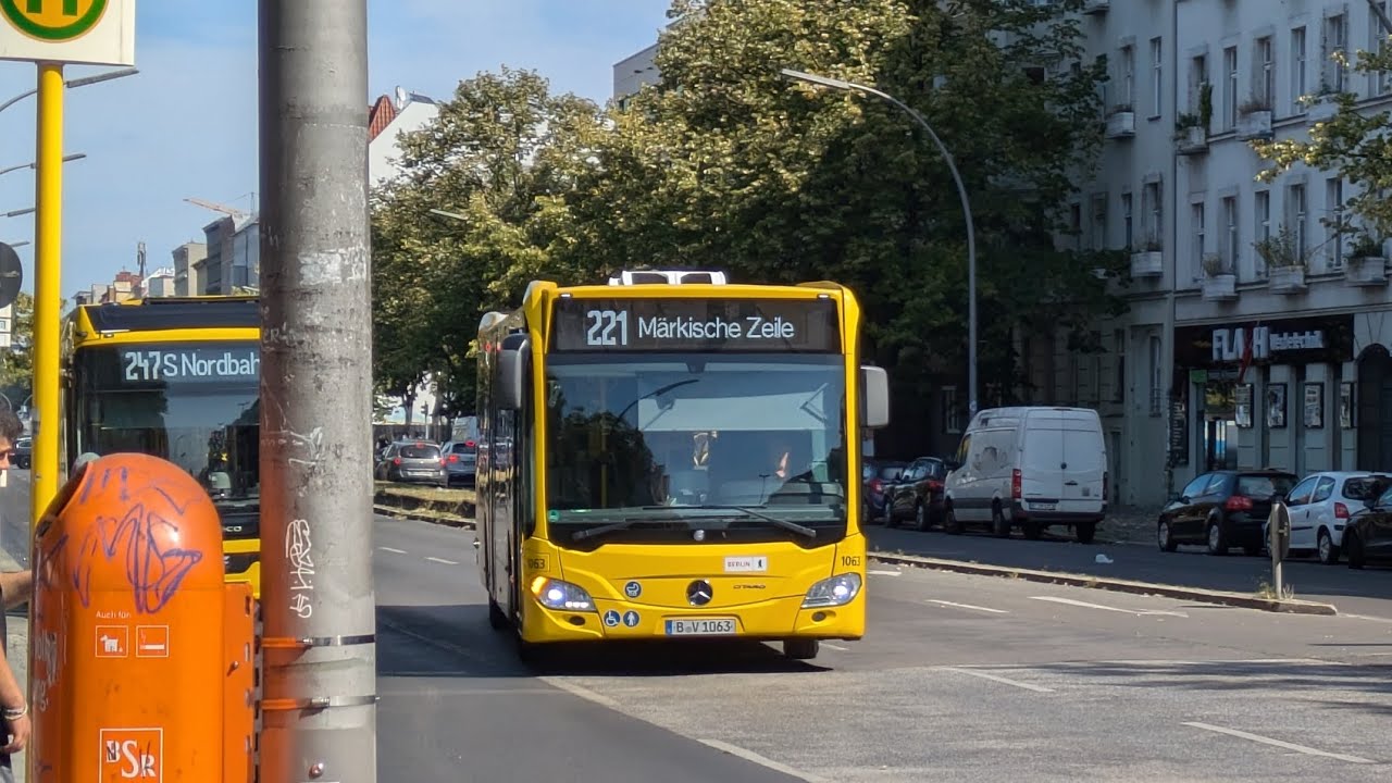 Berlin Bus|Mitfahrt im MB EN19 auf dem 221/122 von U Leopoldplatz bis Göschenpl/S Wittenau