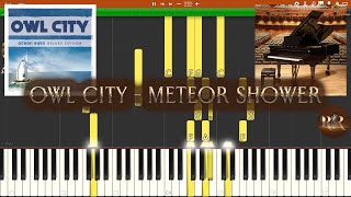 Owl City - Meteor Shower (Piano Solo Tutorial Synthesia)