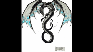 Dragon Temeraire A Dredfunn Watercolour Painting