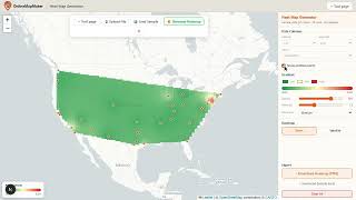 Heat Map Generator — Turn Excel Data Into an Interactive Heat Map- Free Online Map Tools