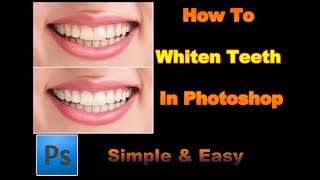 How to whiten teeth in Photoshop | Easy simple steps screenshot 3