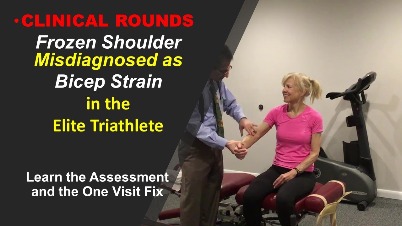 Bicep Pain? Find and Fix the Cause With The One Visit Frozen Shoulder
