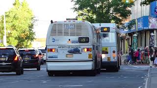 MTA Bus: 2007 Orion VII Q8 #3659 & 1996 Nova-RTS Q9 #8933 (Retired) at 165th St Term