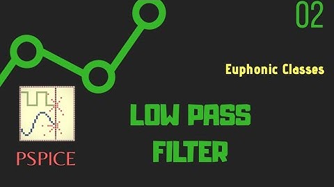 How to design and simulate a Low Pass Active filter using PSPICE.