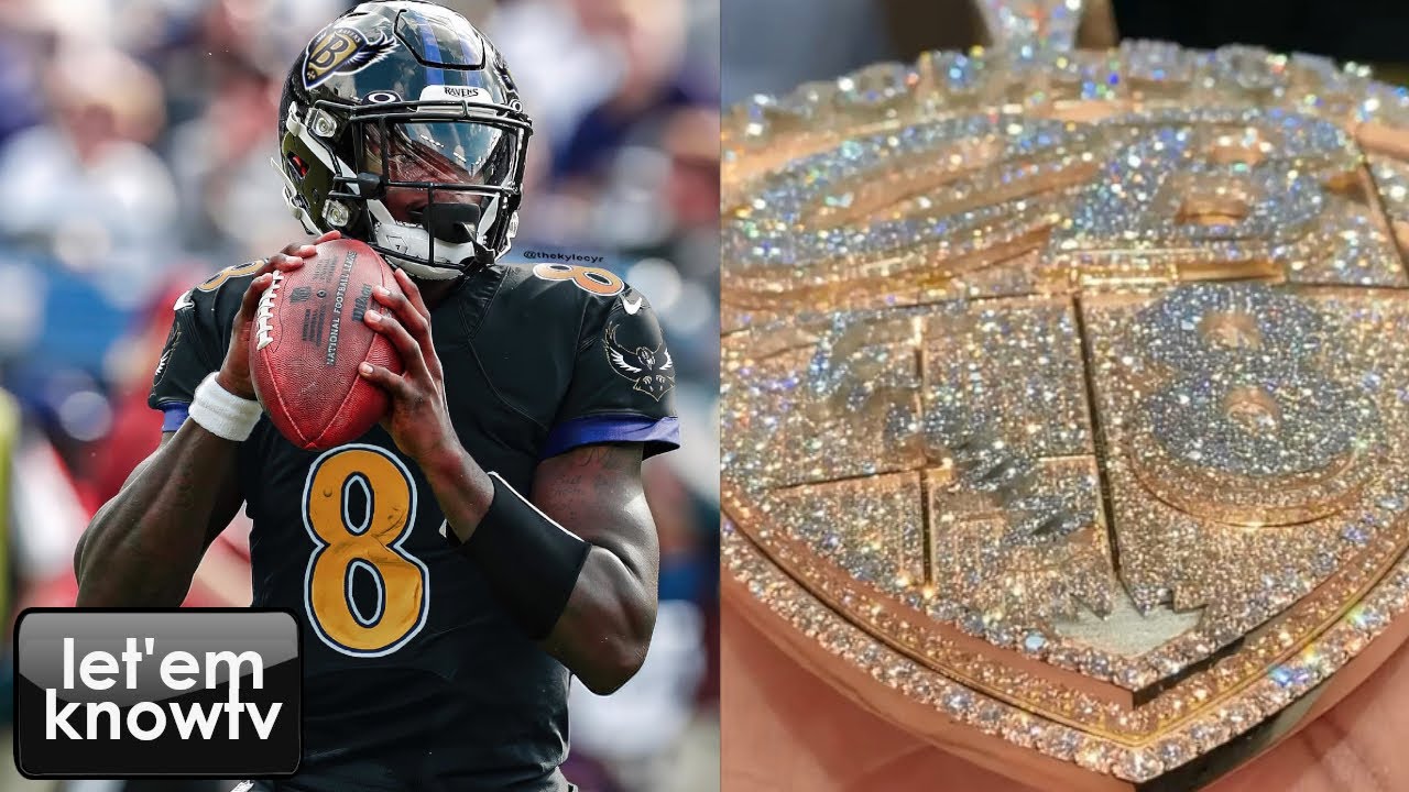 Athlete Lamar Jackson Dropped The Bag On This Crazy Diamond Piece From