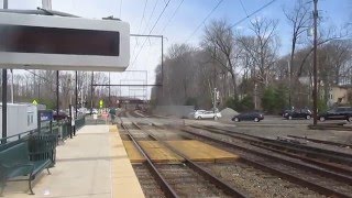 SEPTA Regional Rail: Two West Trenton Line Trains at Woodbourne, PA