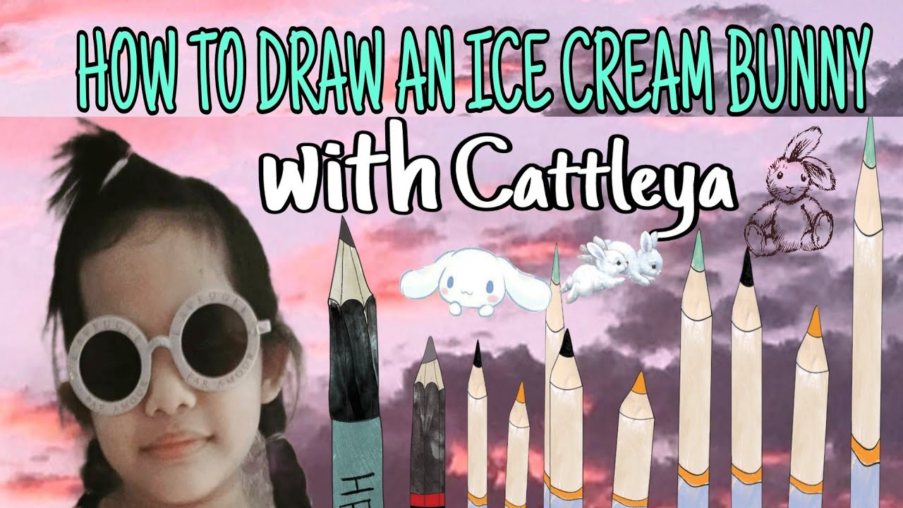 HOW TO DRAW AN ICE CREAM BUNNY