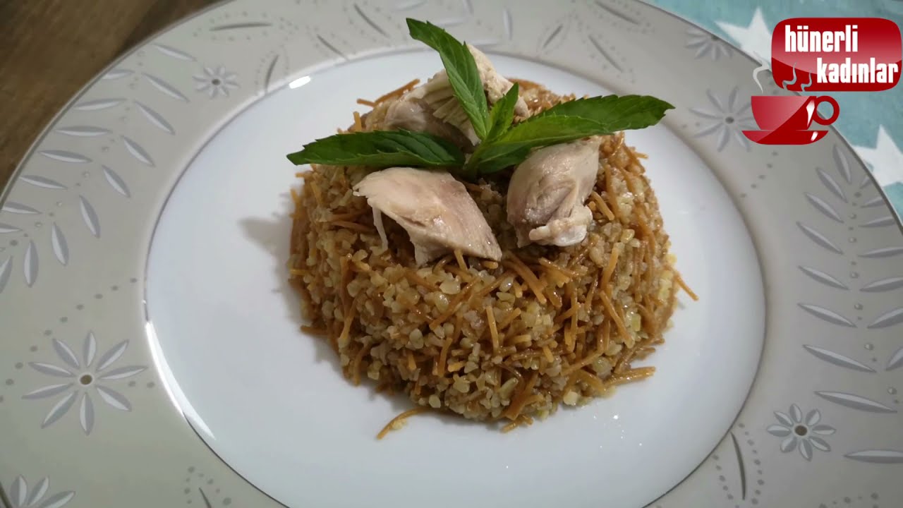 TOK TUTAN ÇOK BESLEYİCİ BİR YEMEK????Şehriyeli Bulgur Pilavı(tavuk suyu ile) YEMEK TARİFLERİ