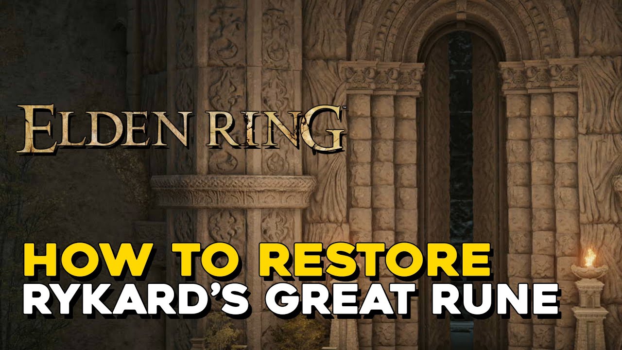 Elden Ring How To Restore Rykard's Great Rune YouTube
