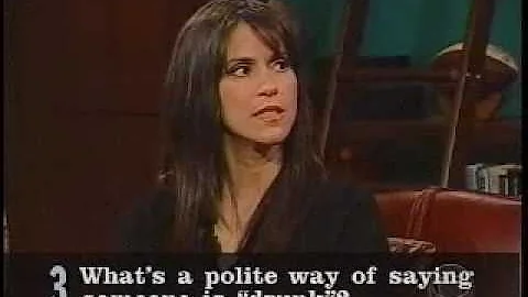 Kilborn's 5 Questions 2004.01.28 Jami Gertz