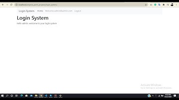 Login System using PHP and MySQL | login system with session validation | Projects Point