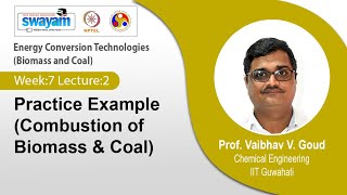 Lec 28: Practice Example (Combustion of Biomass & Coal)