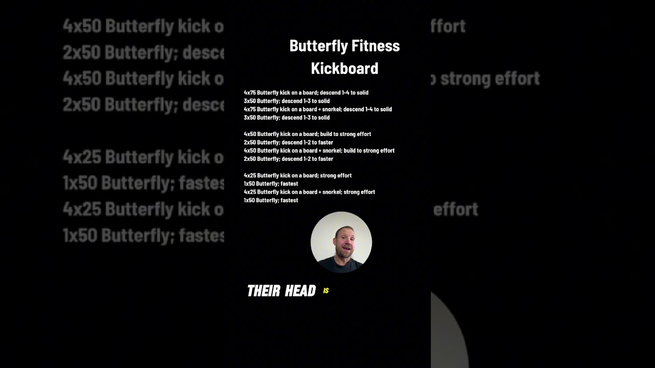 Work BOTH Butterfly Kicks For More Speed 