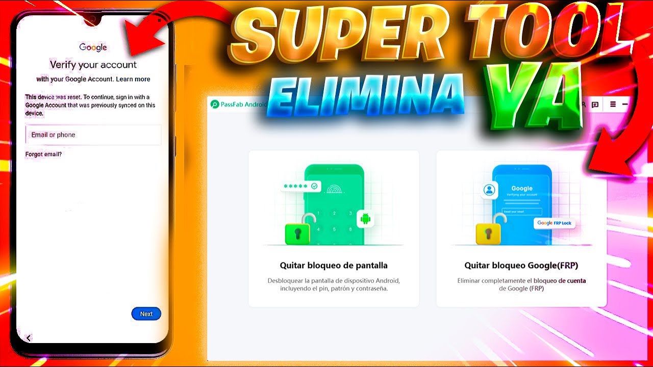 REMOVER! FRP de GOOGLE en VARIOS SAMSUNG Sin PC / Super PROGRAMA 2025 ...