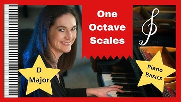 Beginner Piano Lesson: How to Play the D Major Scale (One Octave) | Fingering, Notes and More!