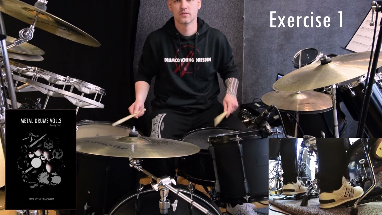 BODY SPLIT TRAINING // Balance & Fitness Drum Tutorial [METAL DRUMS VOL.2]