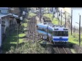 JR四国　予讃線と予土線の分岐　アンパンマン列車　ホビートレイン等。