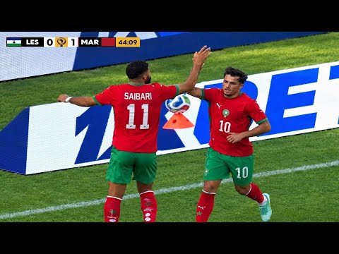 Watch the Morocco vs Lesotho 2-0 match highlights 😍🇲🇦 | Morocco vs Lesotho match | Morocco match ...
