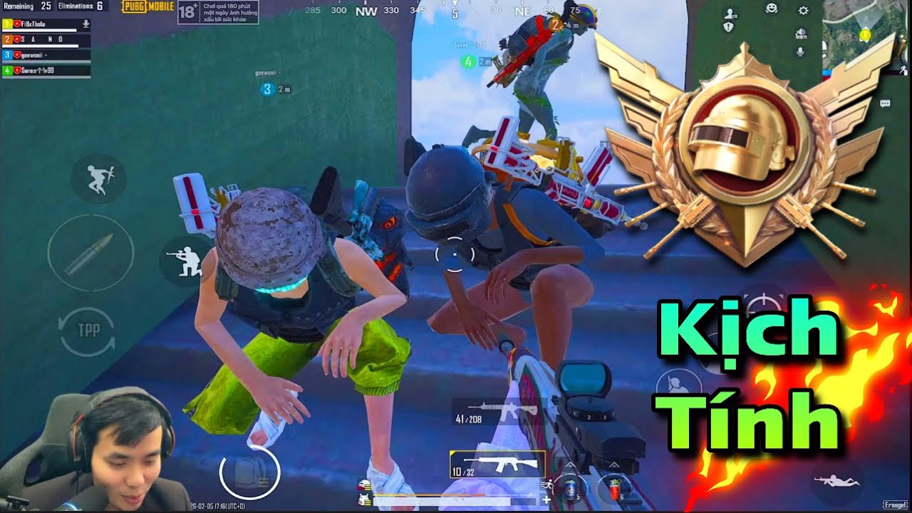 Sự khác biệt khi có đồng đội biết bắn. Top 1 kịch tính như đấu giải