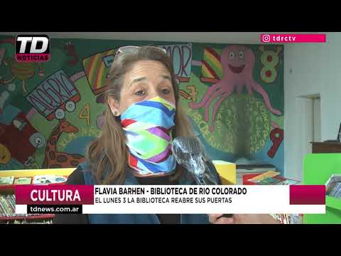 FLAVIA BARHEN REABRE LA BIBLIOTECA 31 07 20