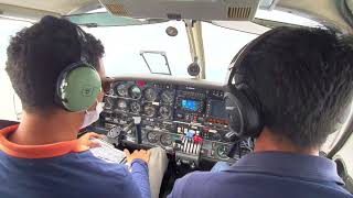 Piper Seneca ll - Engine Failure Drill (Simulating)