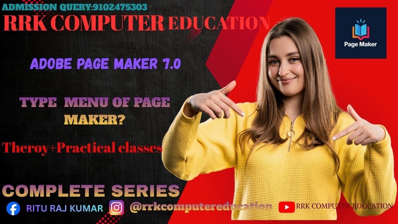 COMPLETE INFORMATION TYPE MENU IN PAGE MAKER 7.0|THEROY|TYPE MENU KAISE ...